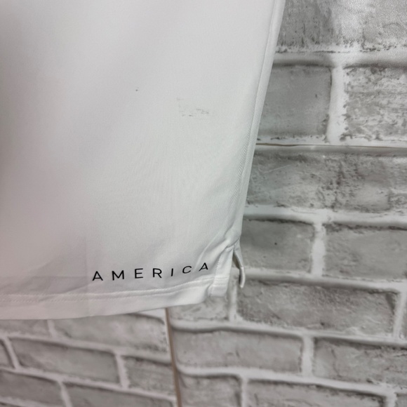 PUMA x Volition America White Performance Flag Pocket Golf Polo Mens SMALL - Picture 5 of 7